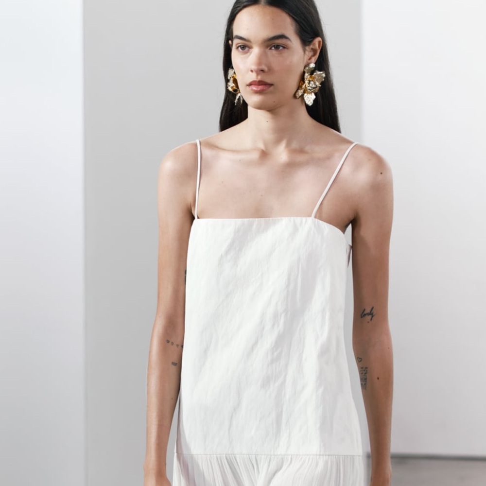 Zara MIXED DRESS ZW COLLECTION
OYSTER-WHITE - REF. 2915/320